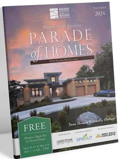Rescheduled 2024 Magazine Mockup Cover The Rescheduled 2024 Parade of Homes Magazine cover.