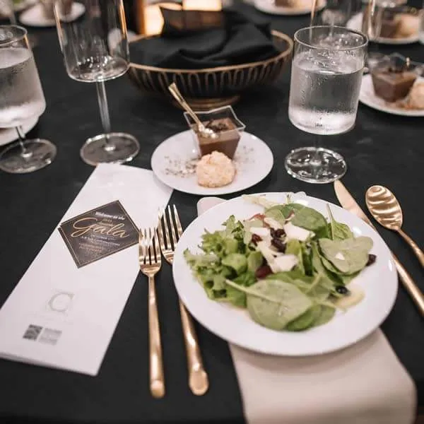 Awards Gala table.