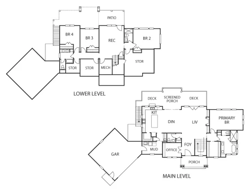 Modern Mtn with Heart floorplan