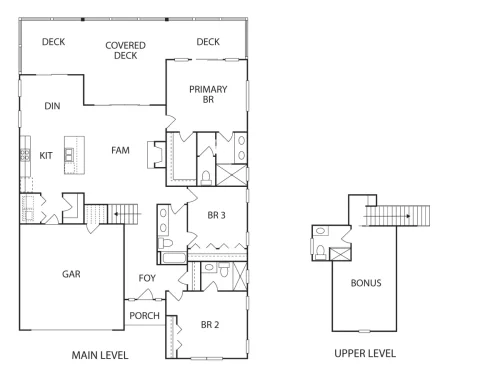 Brights Mountain Cottage floorplan