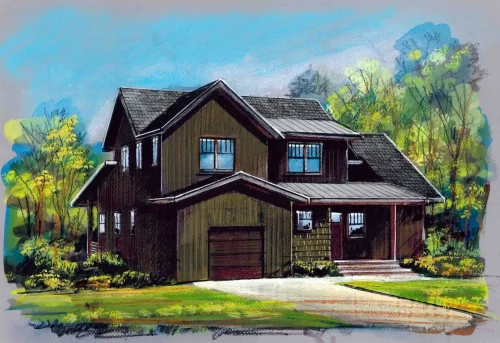 Walnut House home rendering