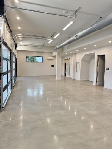 The Elie Residence large new garage.