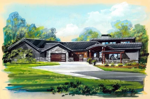 Martin Residence home rendering