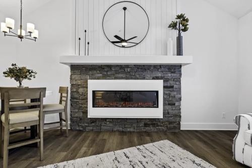 Laurelwood Village Townhomes fireplace.