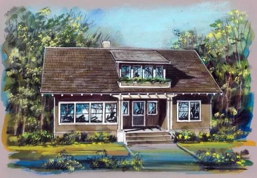 Legacy Bungalow home rendering