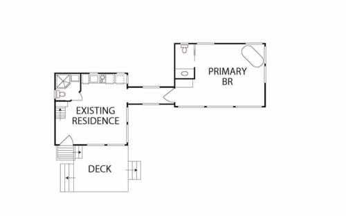 The Bird House floor plans.